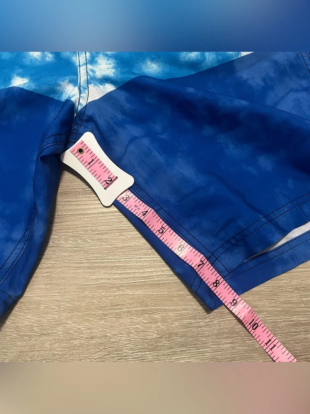 Speedo Blue Cloud-Print Swim Shorts